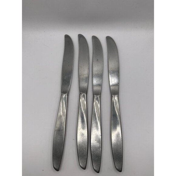 Set Of 4 Imperial International Stainless Steel Butter Knives - Picture 3 of 3